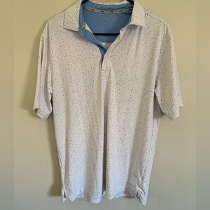 Walter Hagen Light Blue and White Shirt